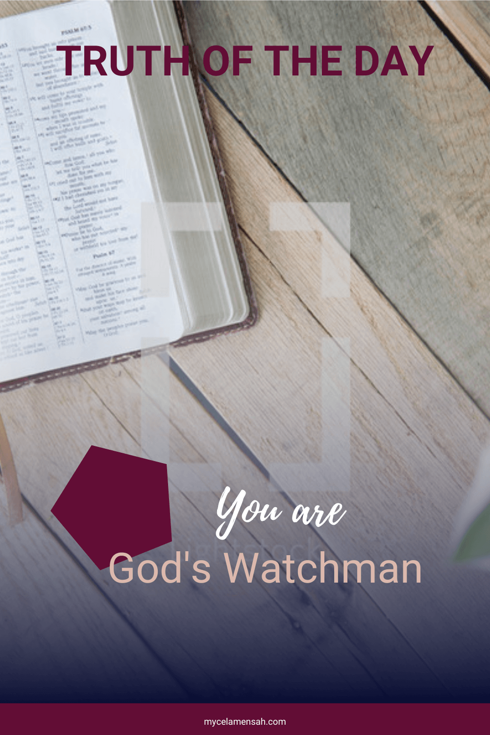 You are God's Watchman