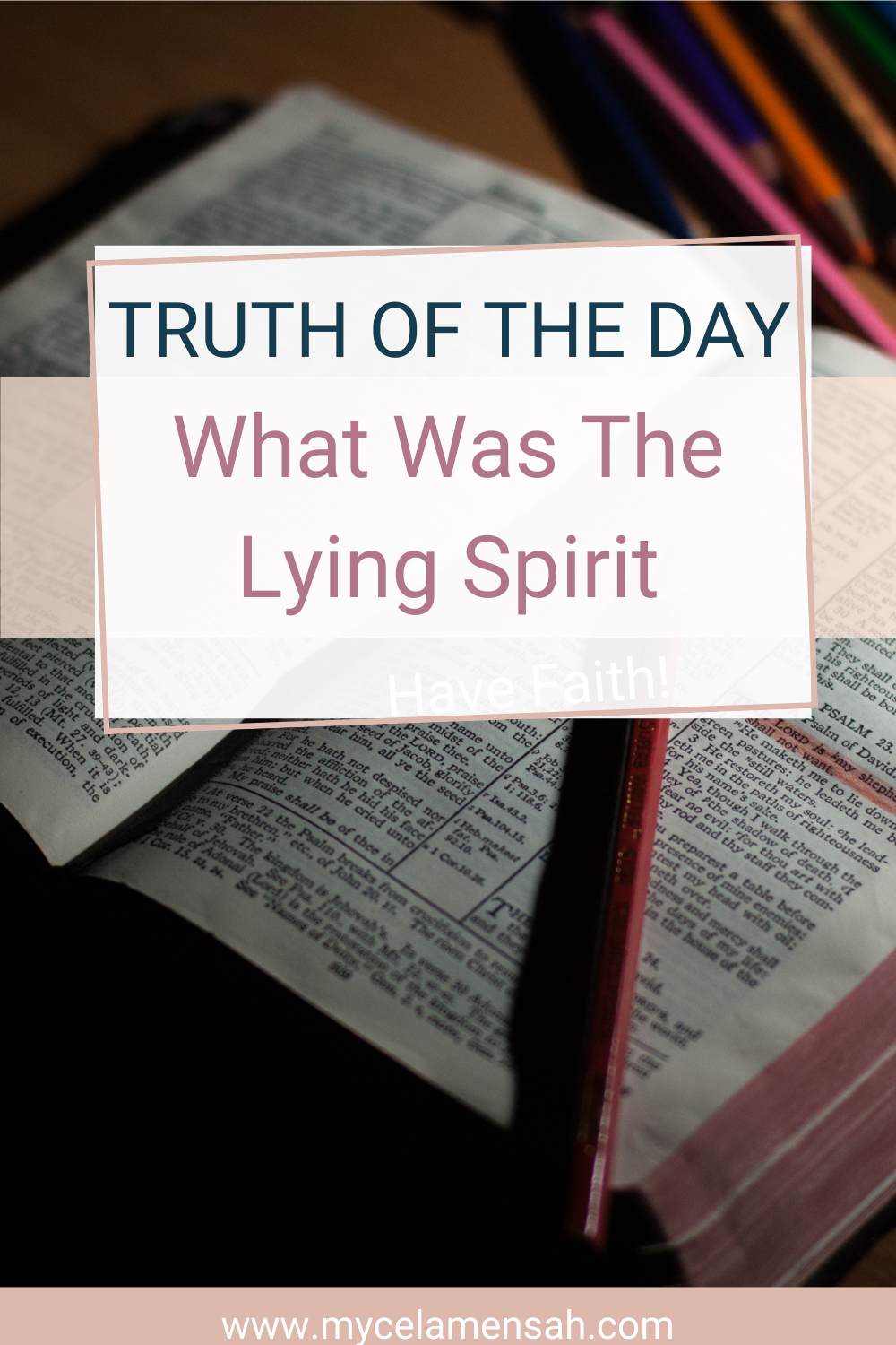 What Was The Lying Spirit